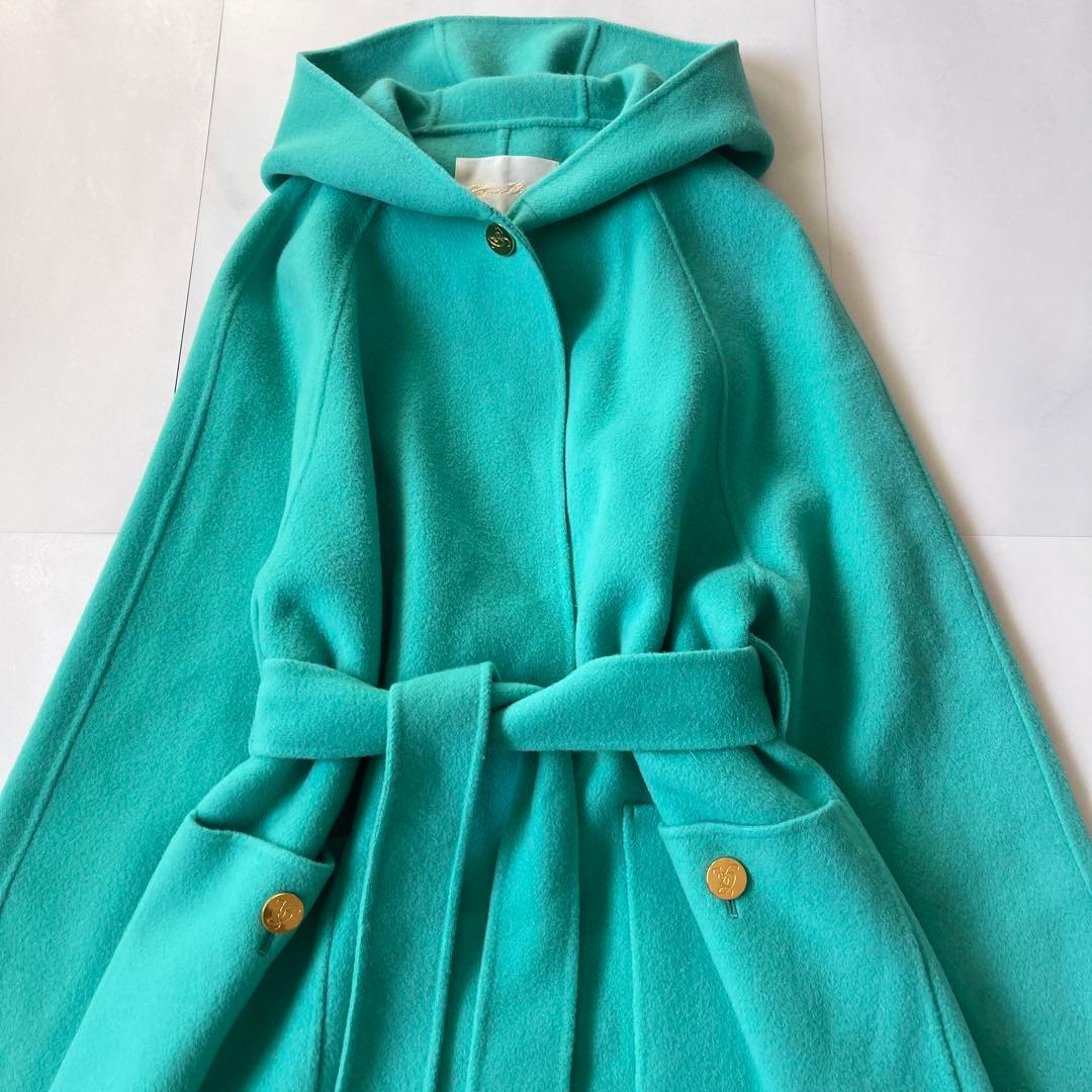 極美品✨ グレースコンチネンタル リバーコート フード ローブコート ロング丈