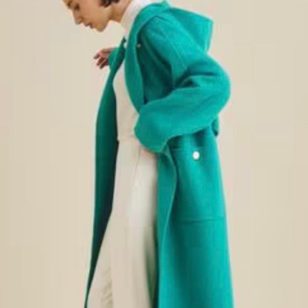 極美品✨ グレースコンチネンタル リバーコート フード ローブコート ロング丈