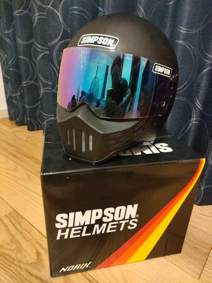 SIMPSON M30 クリアベースライトレインボーシールド 新品箱付き