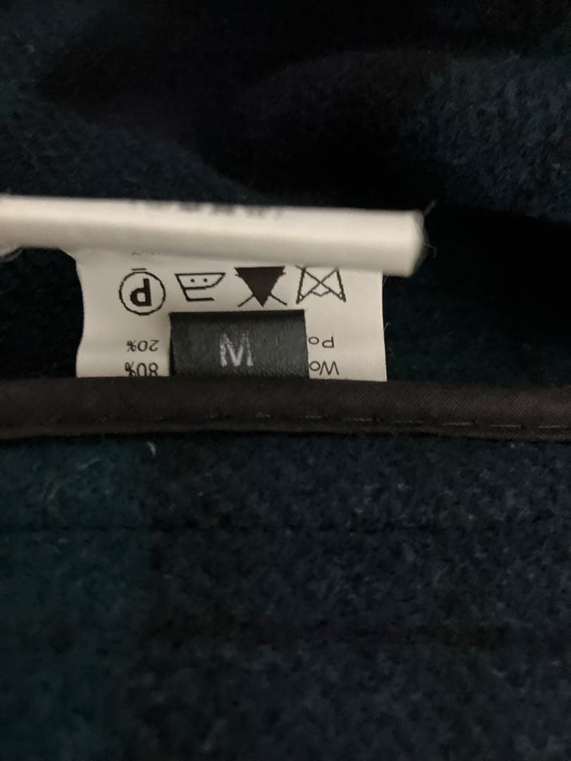 美品 グローバーオール ダッフルコート ネイビー 紺 M