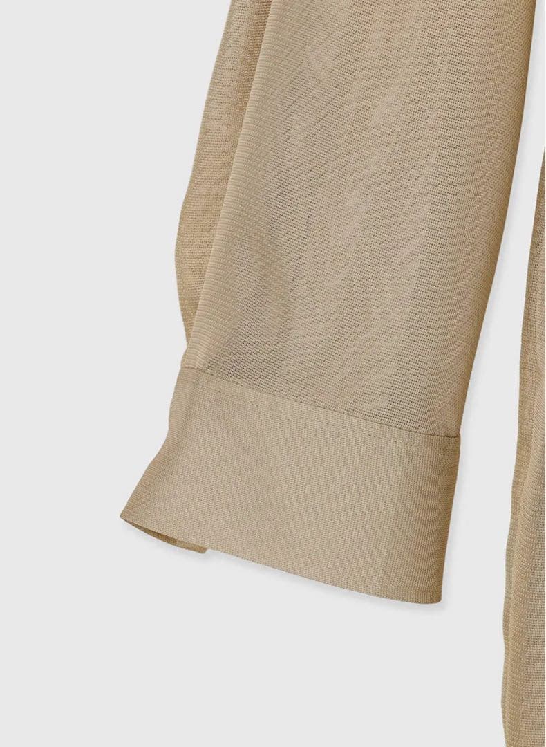 【新品未使用タグ付き】アニュアンス サファリシアーオールインワン ベージュM