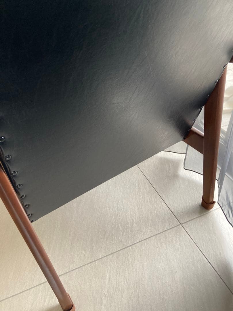 カリモク　肘掛け椅子　美品