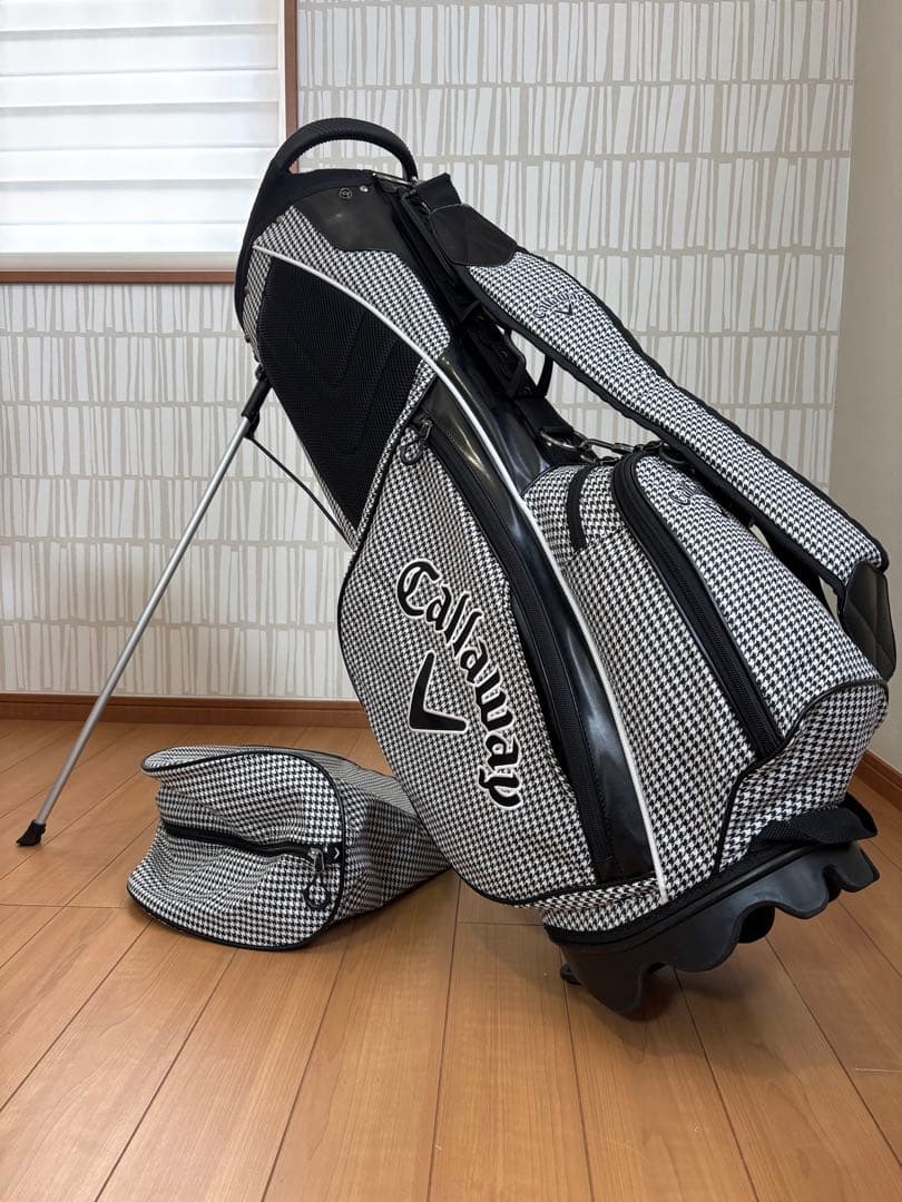 Callaway スタンド式 千鳥柄 キャディバッグ 9.0型(日本正規品)