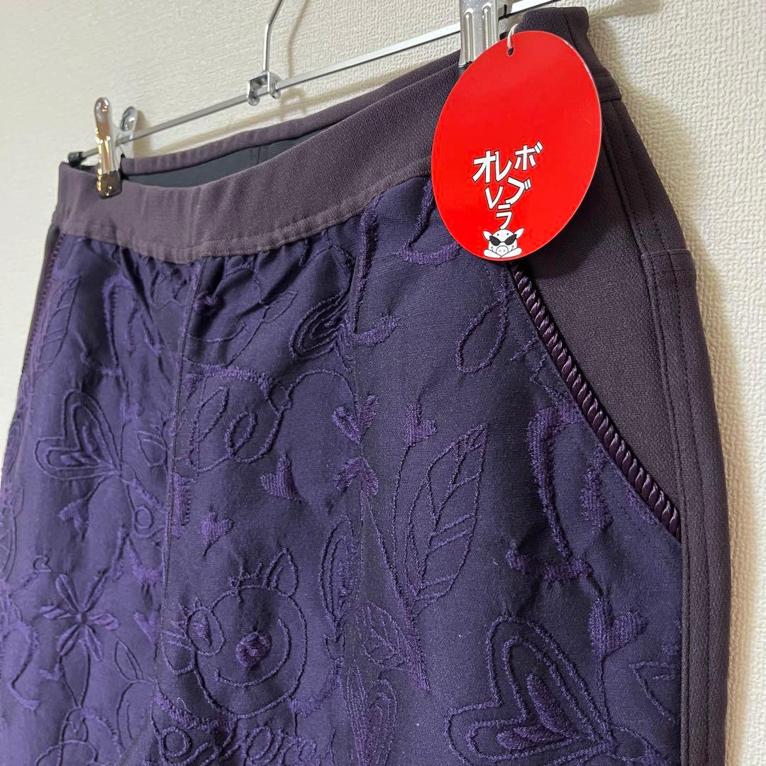 新品 オレボレブラ/アルベロベロ♡刺繍パンツ パープル