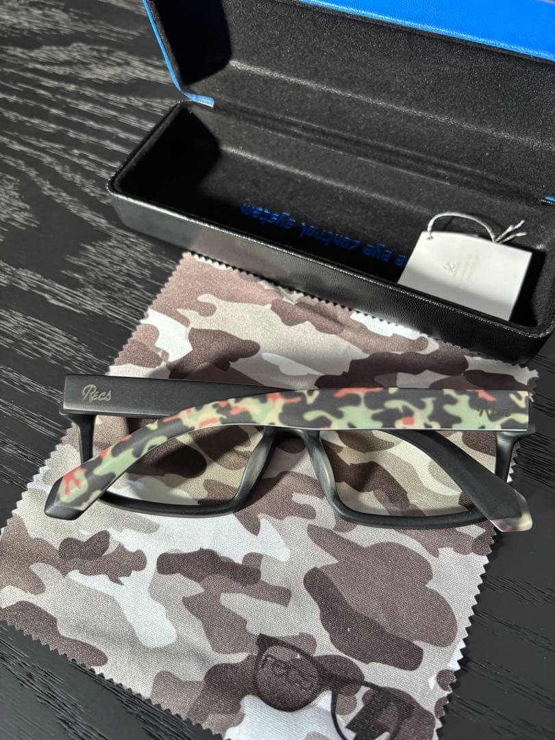 ケツメイシ RYOモデル メガネ　メガネケース付き　recs