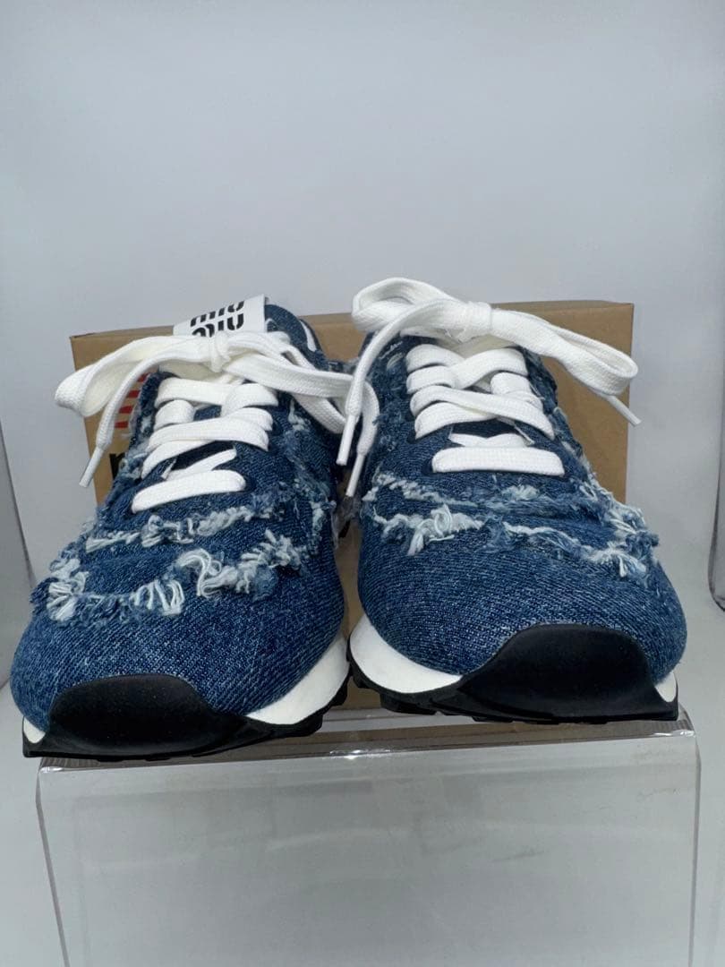 【未使用 箱袋付】ミウミウ × ニューバランス　コラボ スニーカー 22.5㎝
