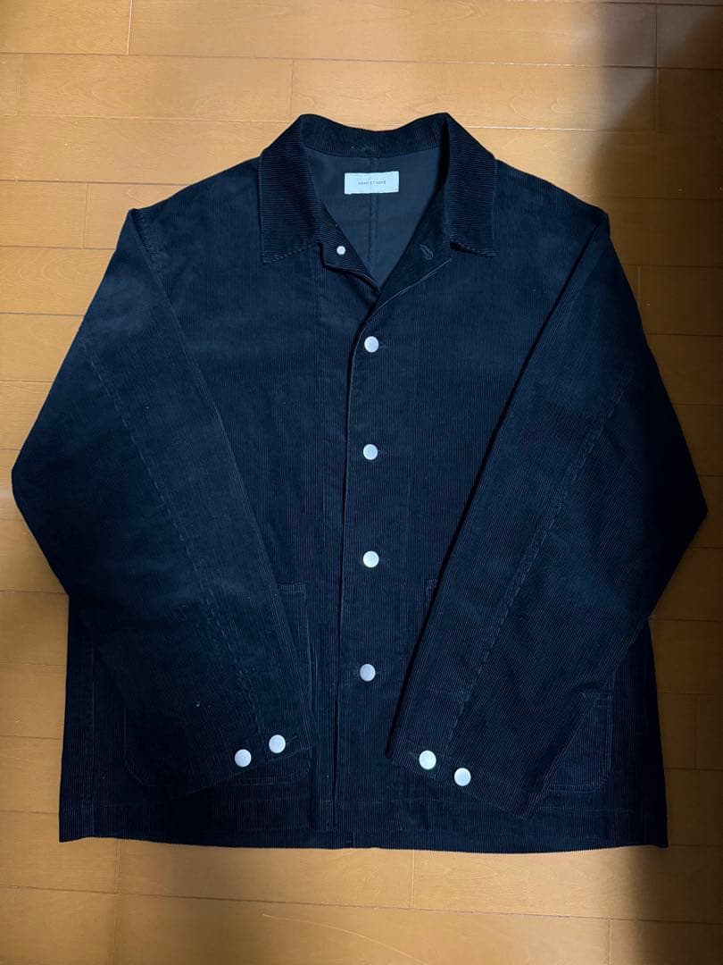 (ADAM ET ROPE' )コーデュロイ カバーオール&ワイドパンツ