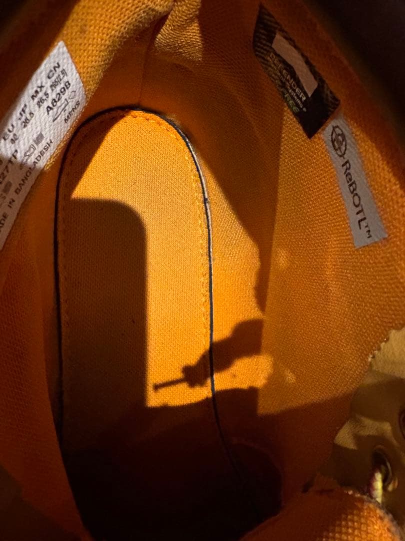 ティンバーランド　ブーツ　革靴　イエロー