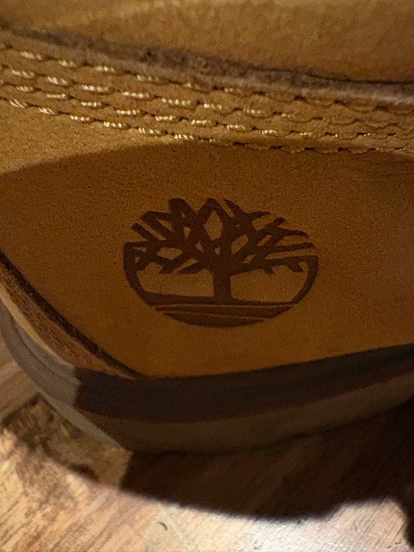 ティンバーランド　ブーツ　革靴　イエロー