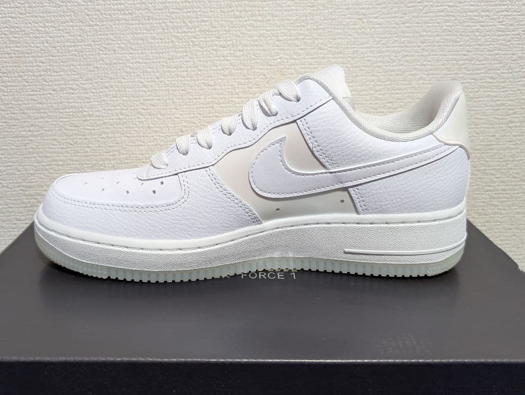 Nike Air Force 1 ホワイトスニーカー 25cm