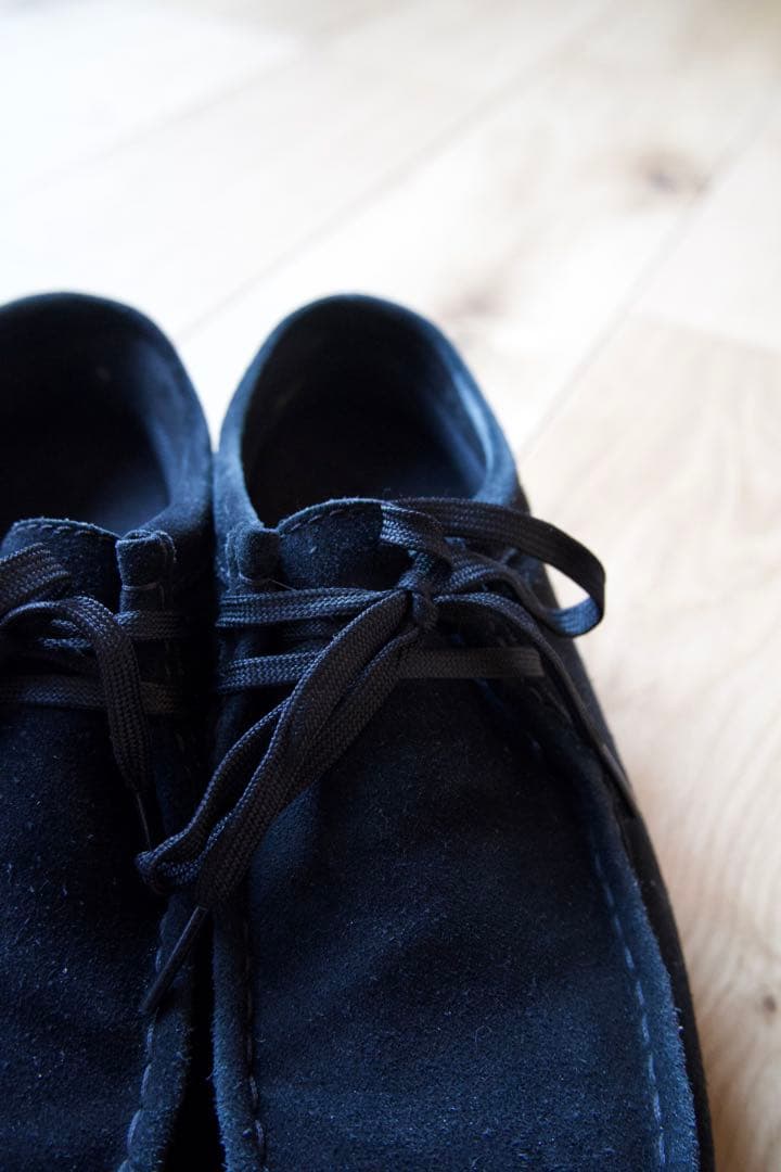 靴 Clarks Wallabee / Black suede