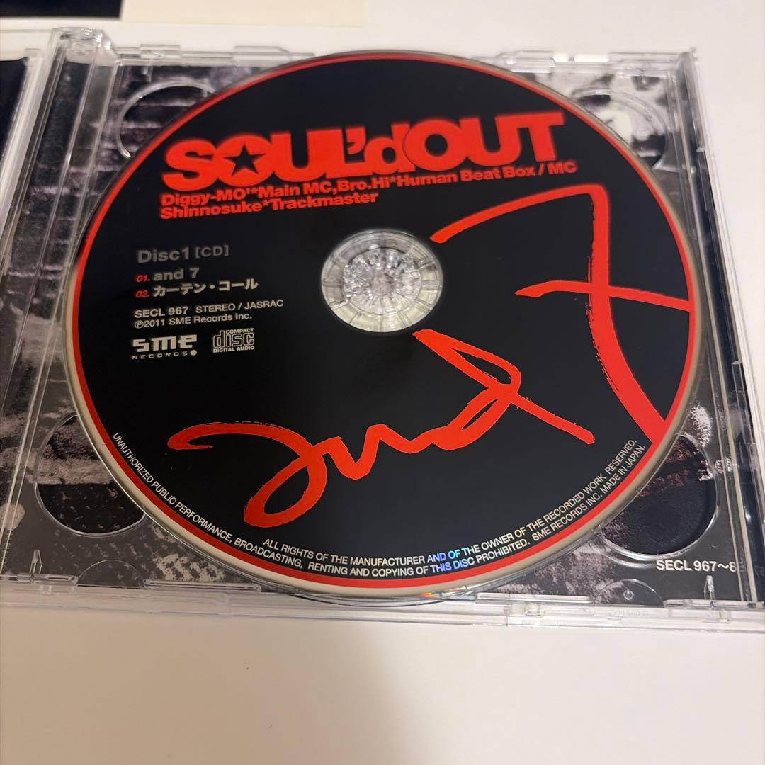 SOUL'd OUT and 7【初回生産限定盤】 CD＋DVD　ステッカー付