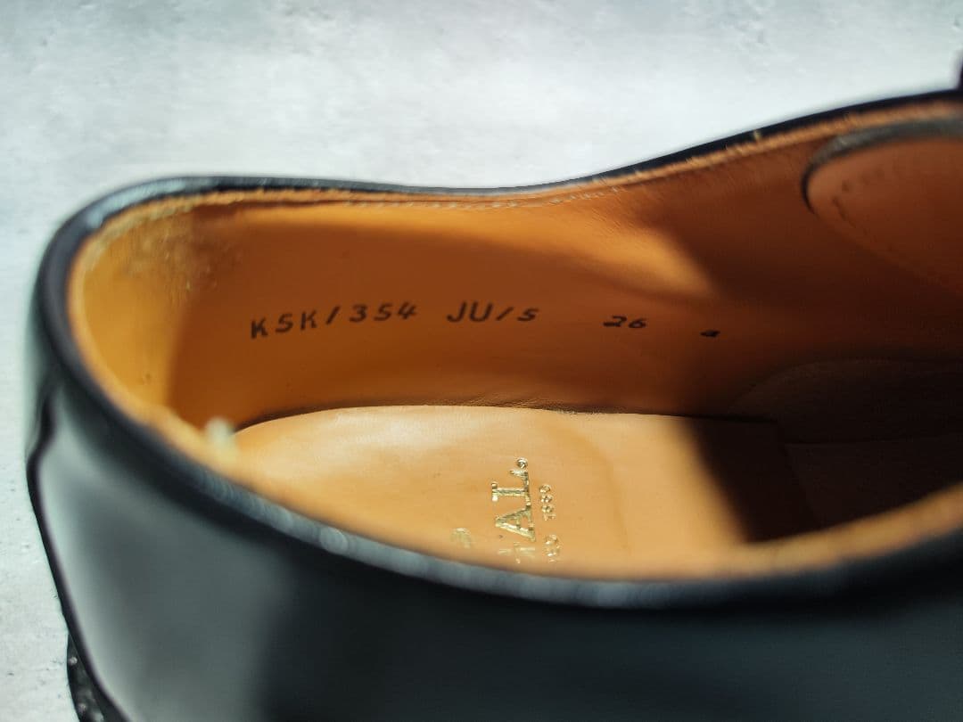 REGAL　Uチップレザーシューズ　JU15