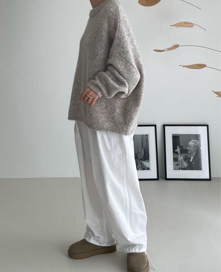 argue【美品】cotton twill mov pants モブパンツ