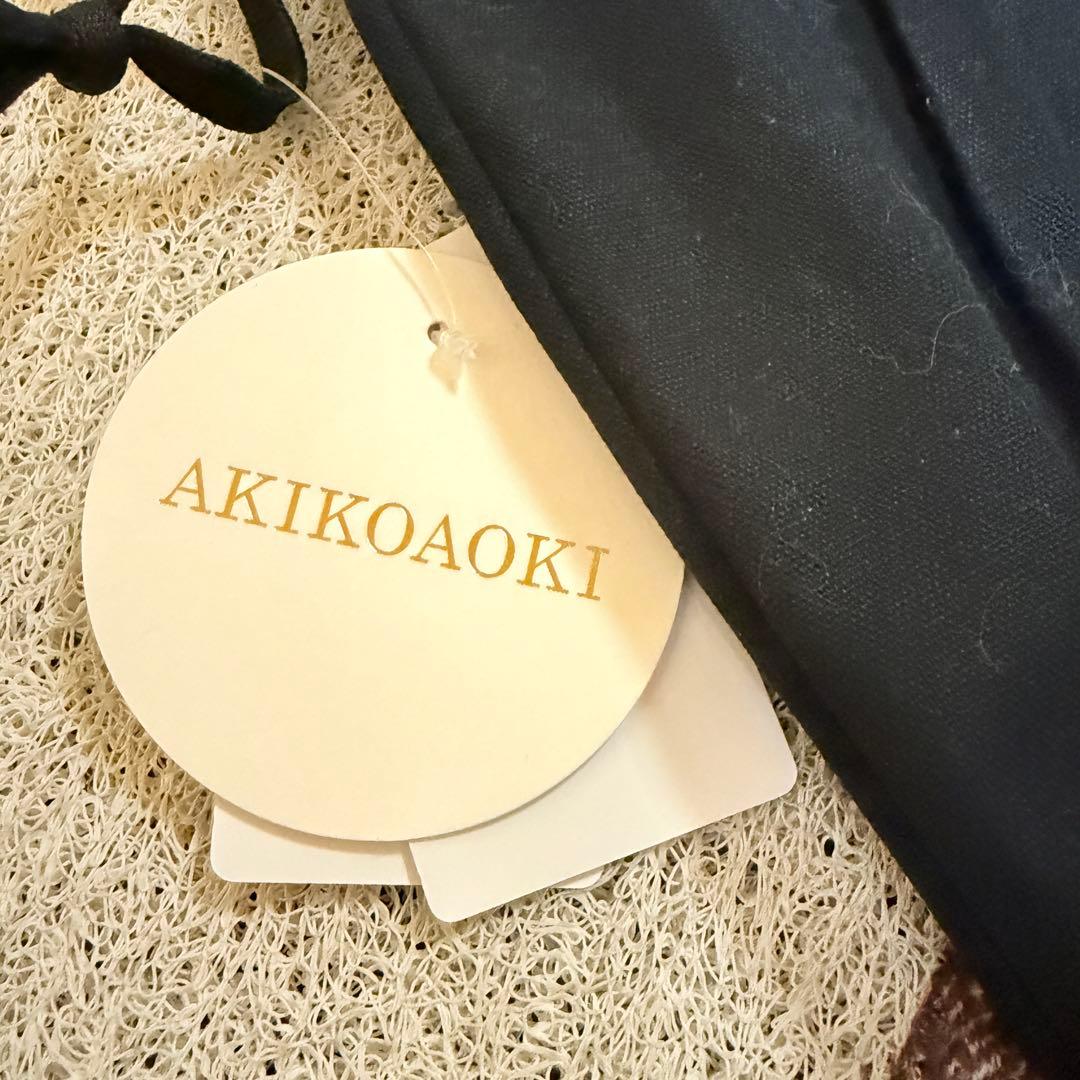 AKIKOAOKI 定番ブラックスニーカー 合成皮革　37新品