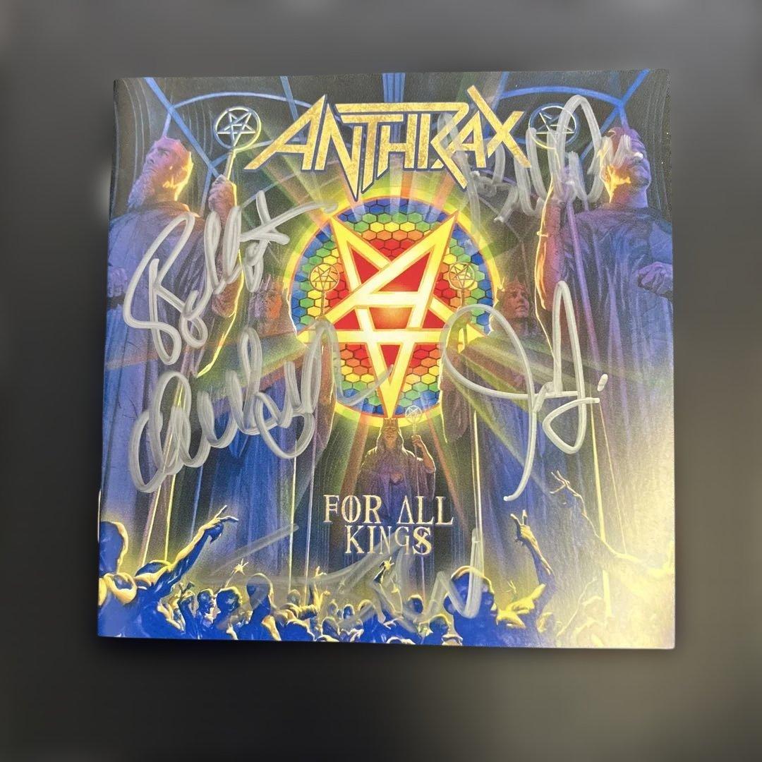 アンスラックス フォー・オール・キングス サイン入り