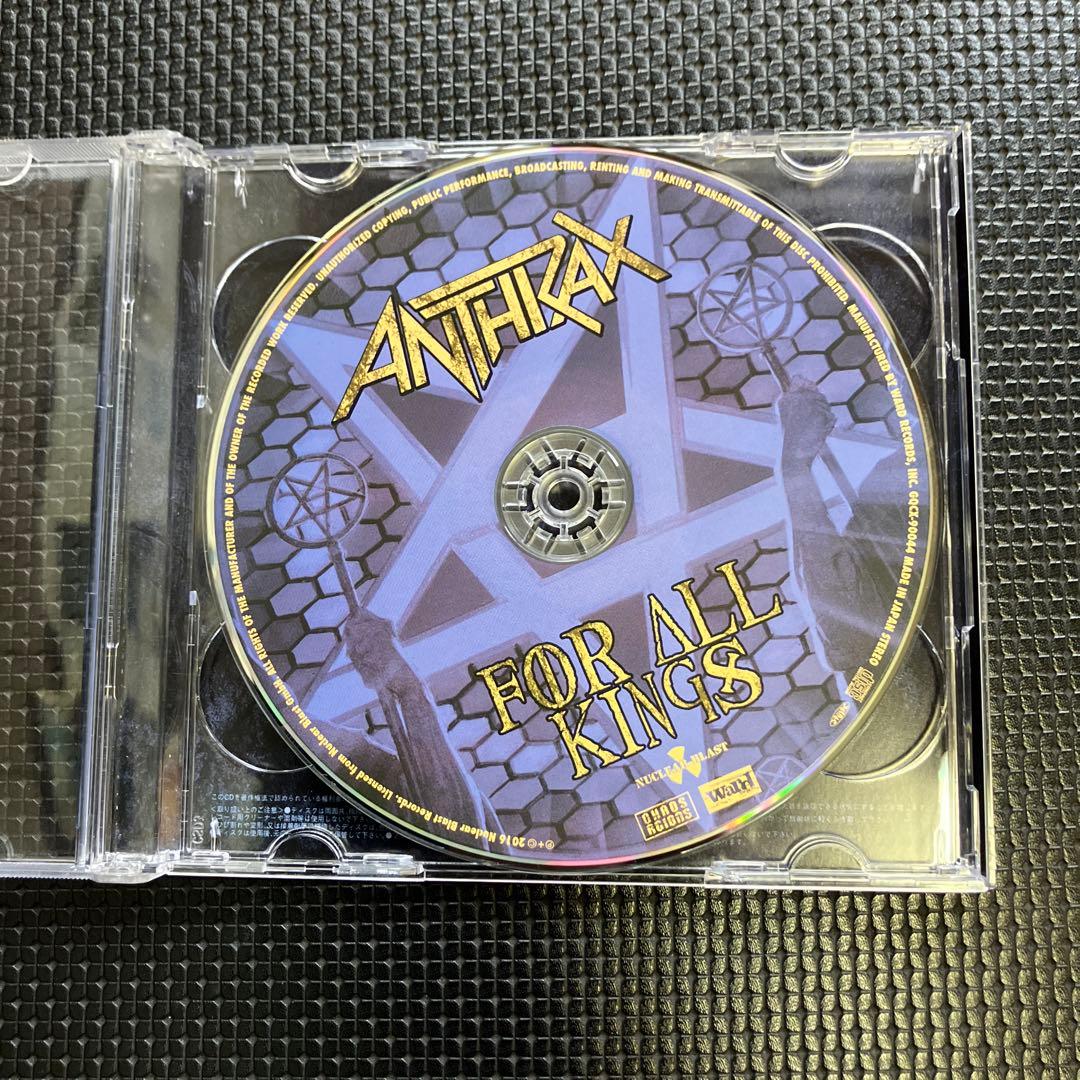 アンスラックス フォー・オール・キングス サイン入り