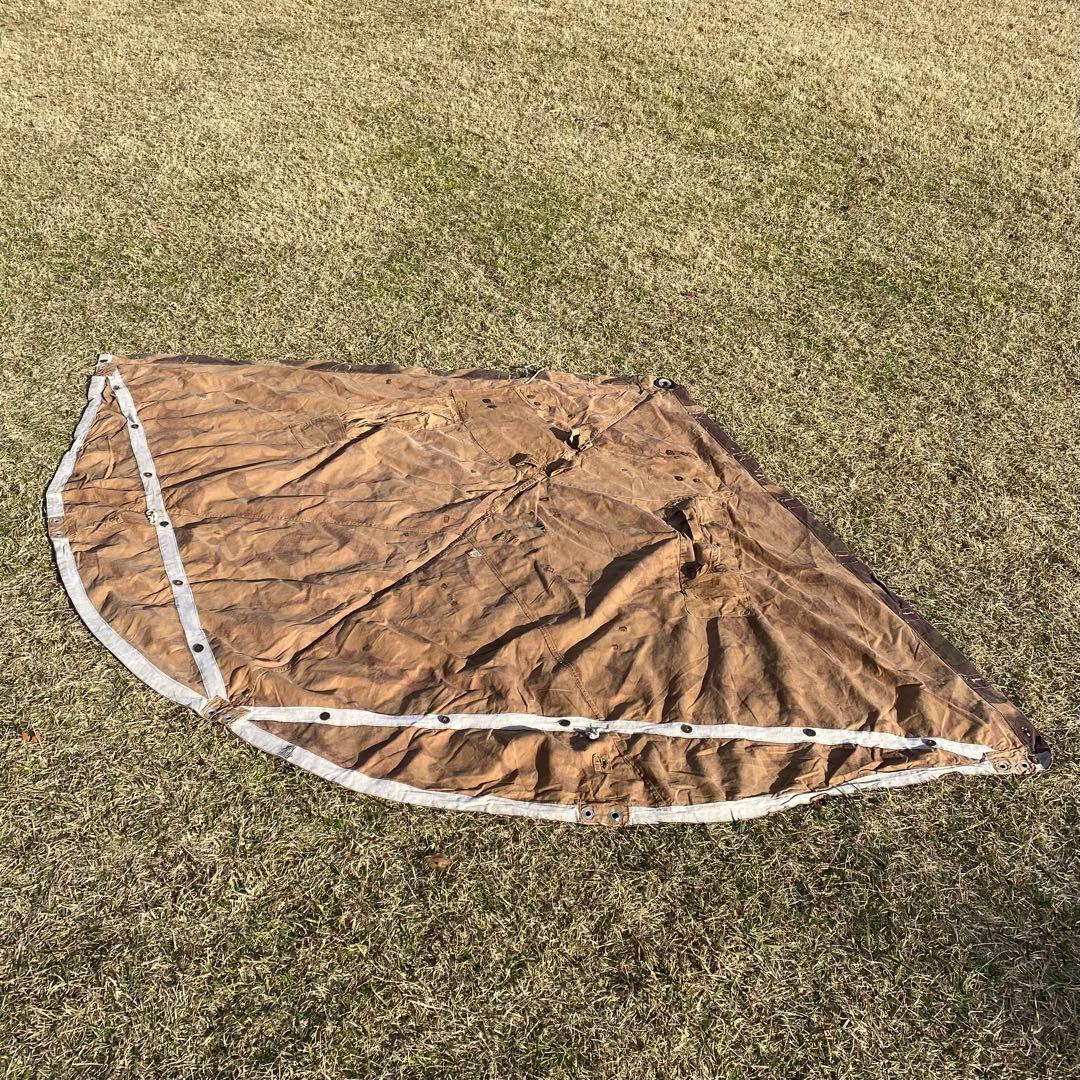 【超レア】ハンガリー軍幕　初期型　扇型　１枚②　迷彩　ハリケーンカモ　ミリタリー