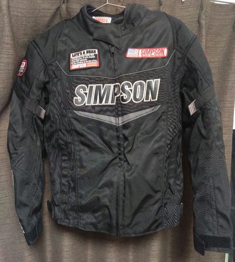 SIMSON ブラック　バイクジャケット L