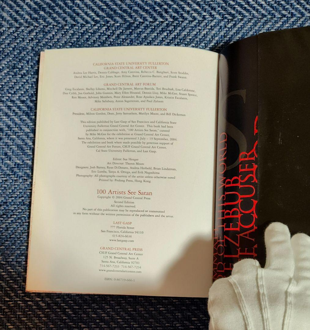 100 ARTISTS SEE SATAN アートブック☆洋書です☆