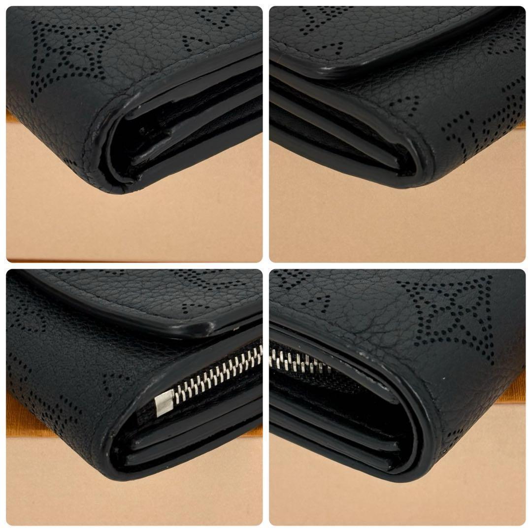 ルイヴィトン モノグラム マヒナ ポルトフォイユイリスコンパクト 二つ折り財布