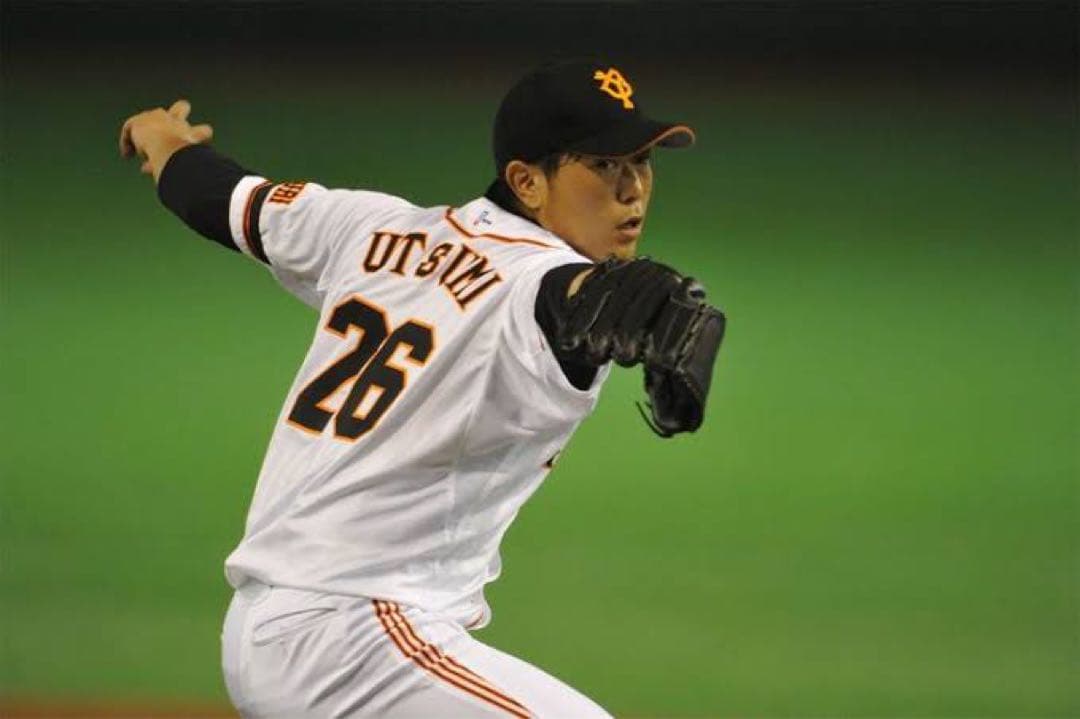 読売ジャイアンツ巨人adidasユニフォーム　実使用　内海　直筆サイン入り