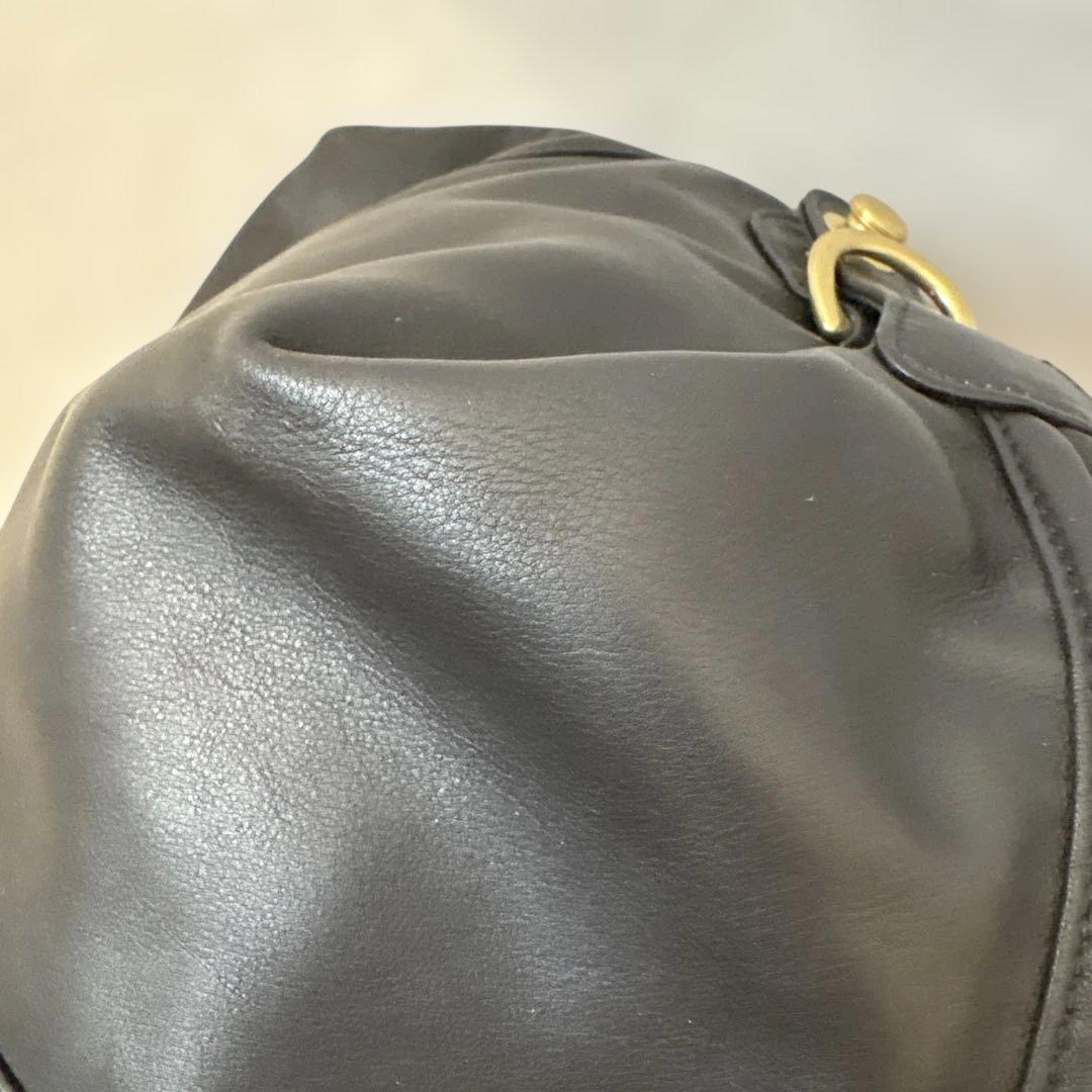 美品 COACH オールドコーチ 大容量ボストンバッグ ブラック　付属品付