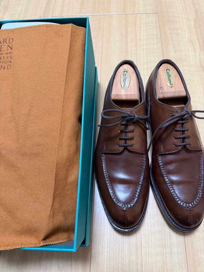 美品❗️人気色‼️エドワードグリーン ドーバー UK7 ダークオーク