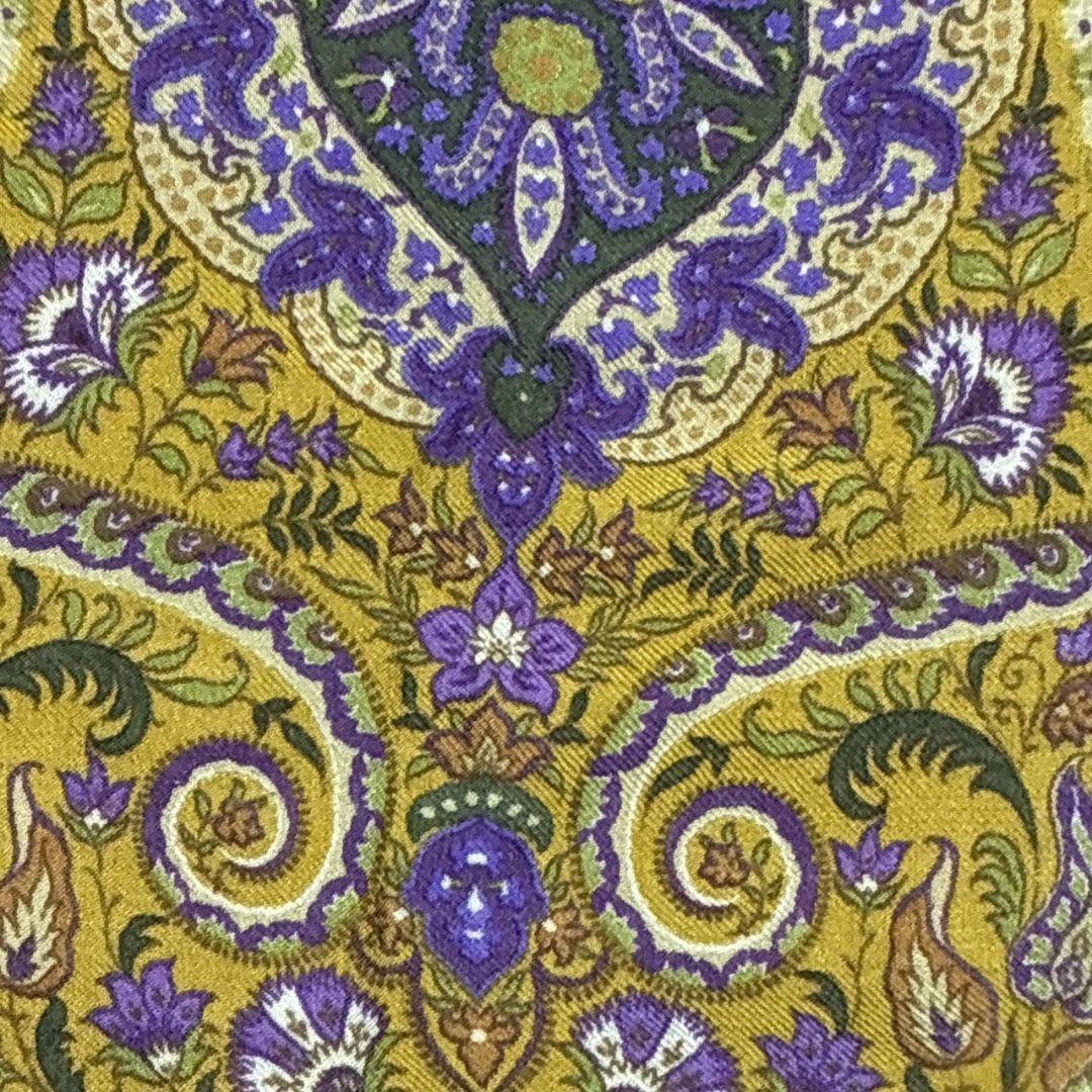 美品✨ETRO エトロ シルク混 イタリア製 大判ストール スカーフ ペイズリー