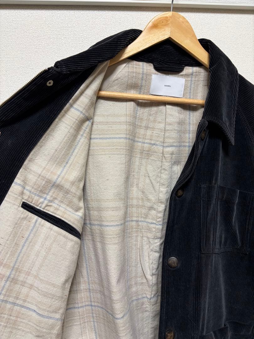 【売切り最終価格！】定価10万円シュガーヒル24AW コーデュロイ カバーオール