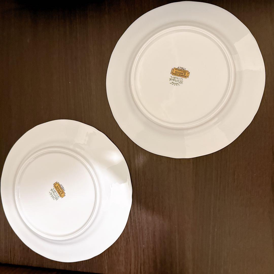 【6枚セット】リチャードジノリ アンティックローズ プレート　平皿