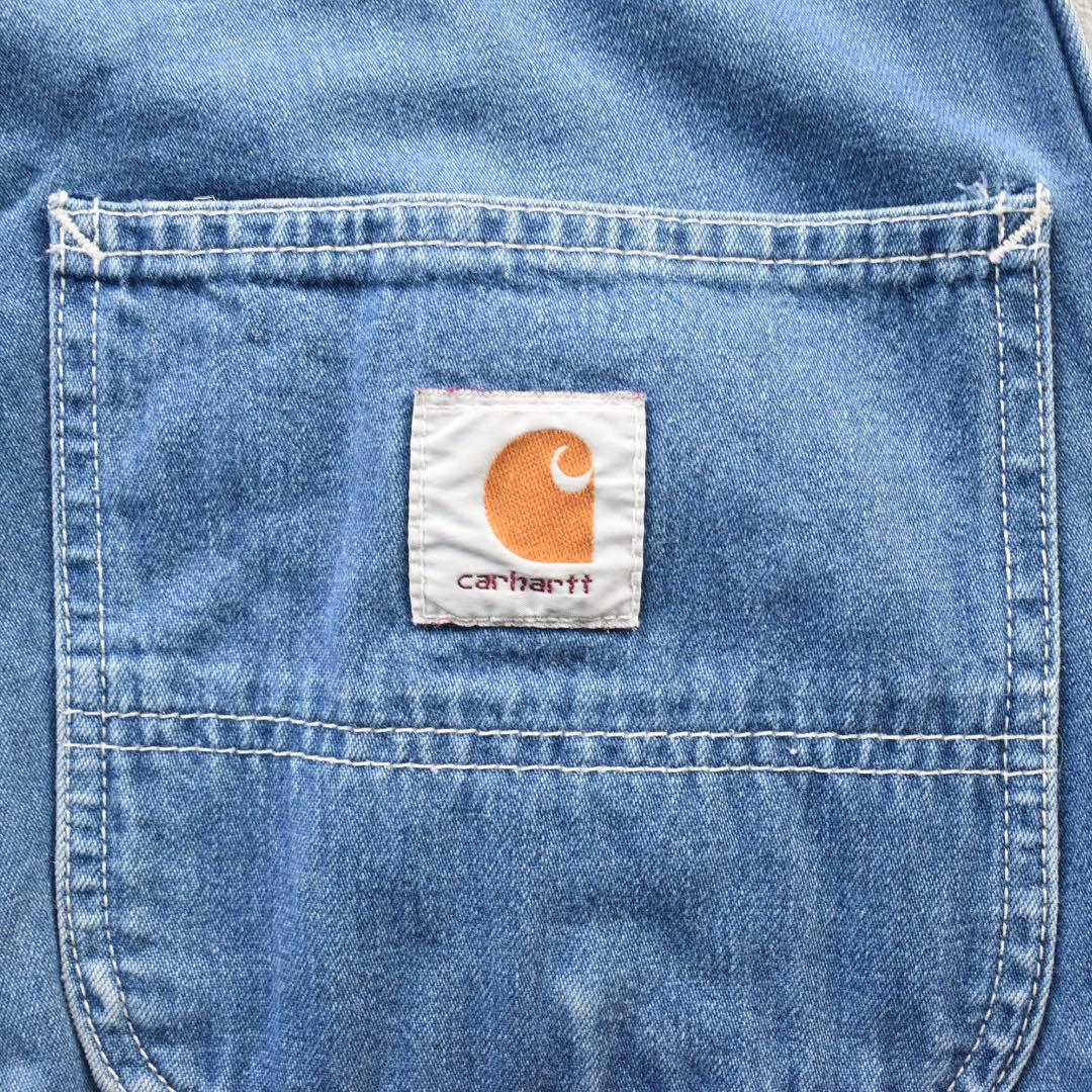 90s Carharttペインターパンツ インディゴ ライトオンス W33デニム
