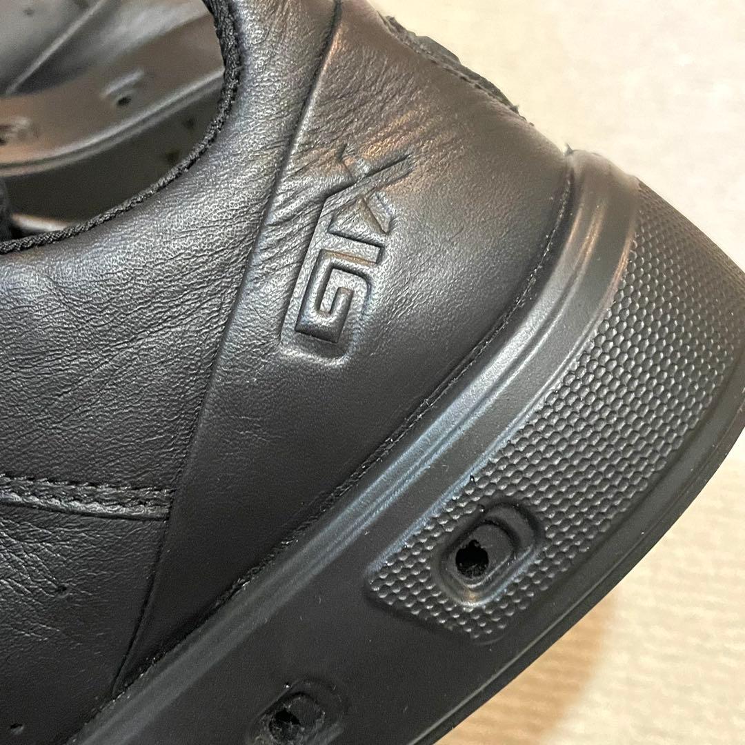 美品♪ecco エコー スニーカー 黒STREET720 24.0 ゴアテックス