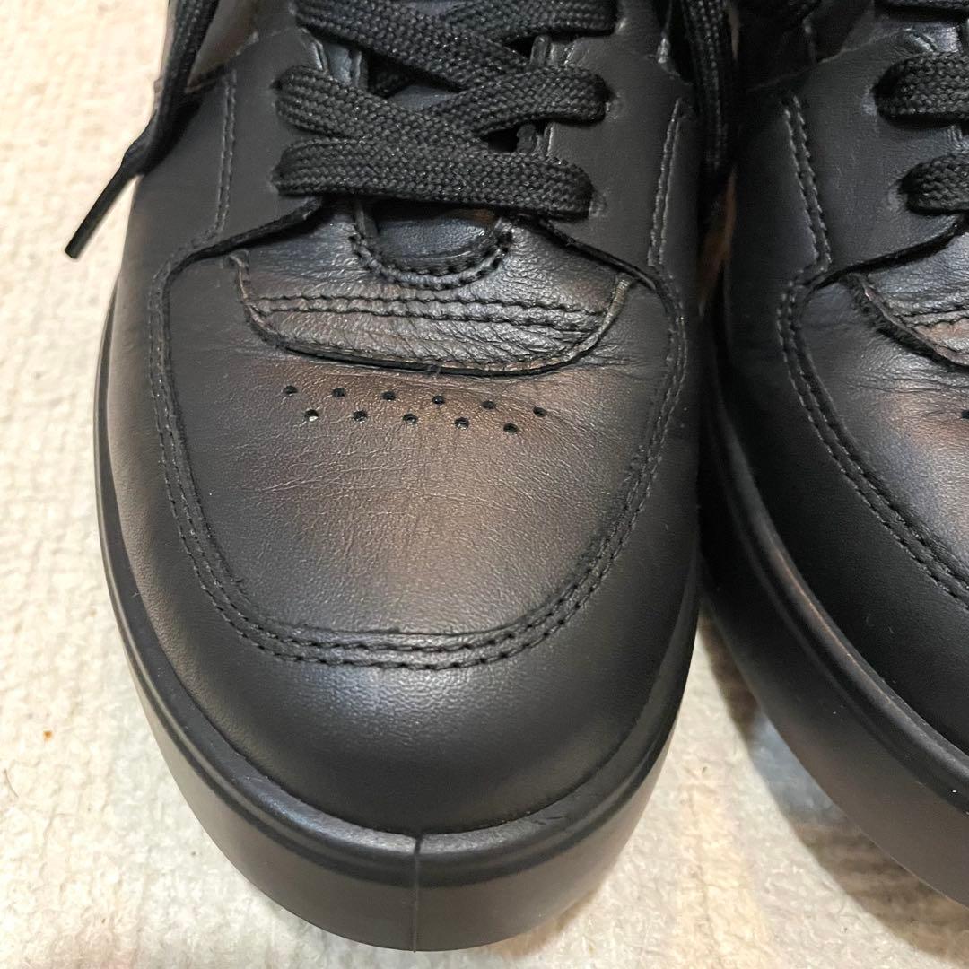 美品♪ecco エコー スニーカー 黒STREET720 24.0 ゴアテックス