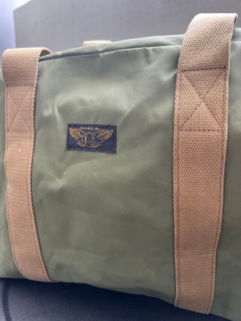 【美品】RRL ダブルアールエル 上質ナイロン ダッフルバッグ