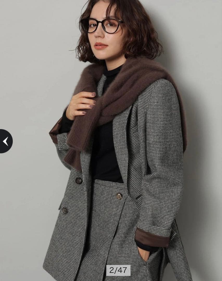 アルページュストーリー　arpege story Wボタンジャコット