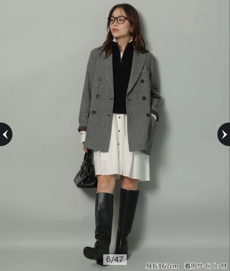 アルページュストーリー　arpege story Wボタンジャコット