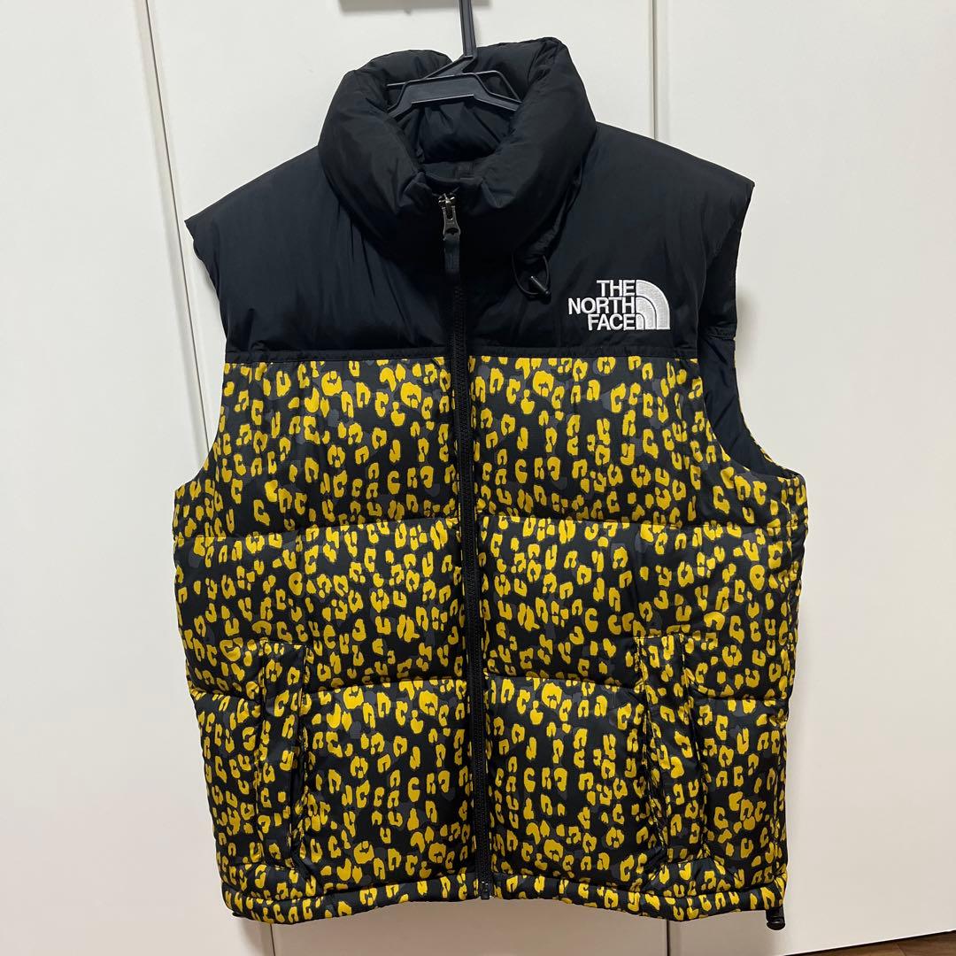 【美和子】取り置き THE NORTH FACE ヒョウ柄ダウンベスト