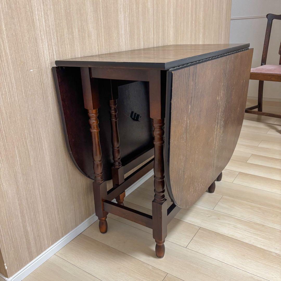 ミッドセンチュリー イギリス製　ゲートレッグテーブル