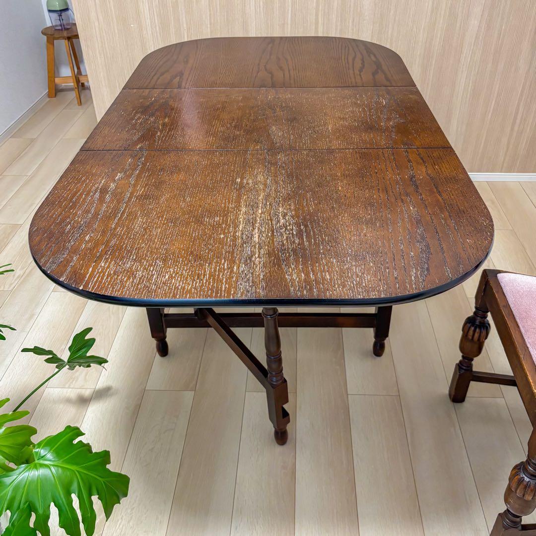 ミッドセンチュリー イギリス製　ゲートレッグテーブル