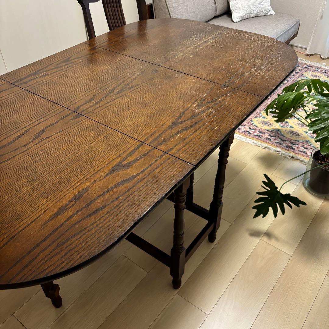 ミッドセンチュリー イギリス製　ゲートレッグテーブル