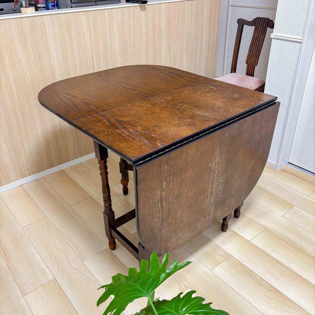 ミッドセンチュリー イギリス製　ゲートレッグテーブル