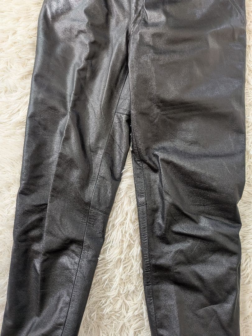 KOMINE excellence バイク レザー パンツ LL ブラック