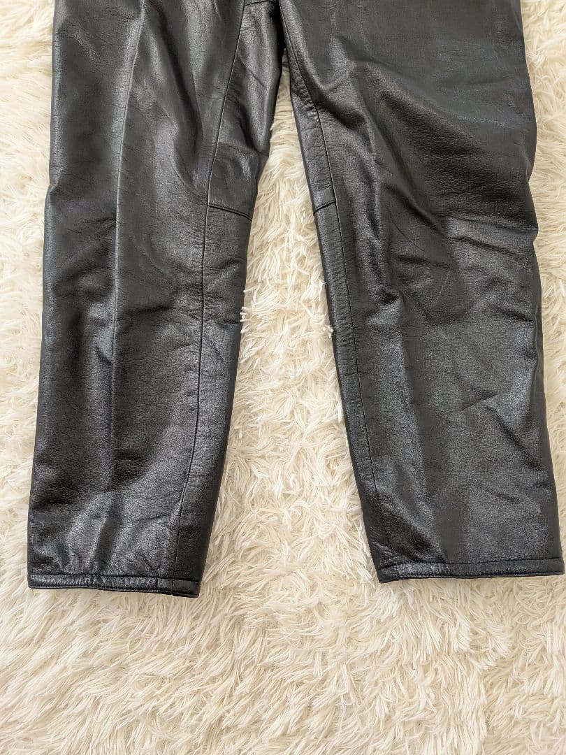 KOMINE excellence バイク レザー パンツ LL ブラック