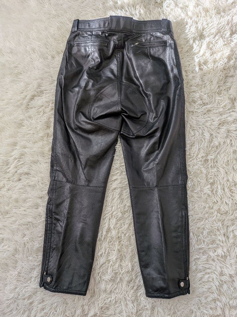 KOMINE excellence バイク レザー パンツ LL ブラック