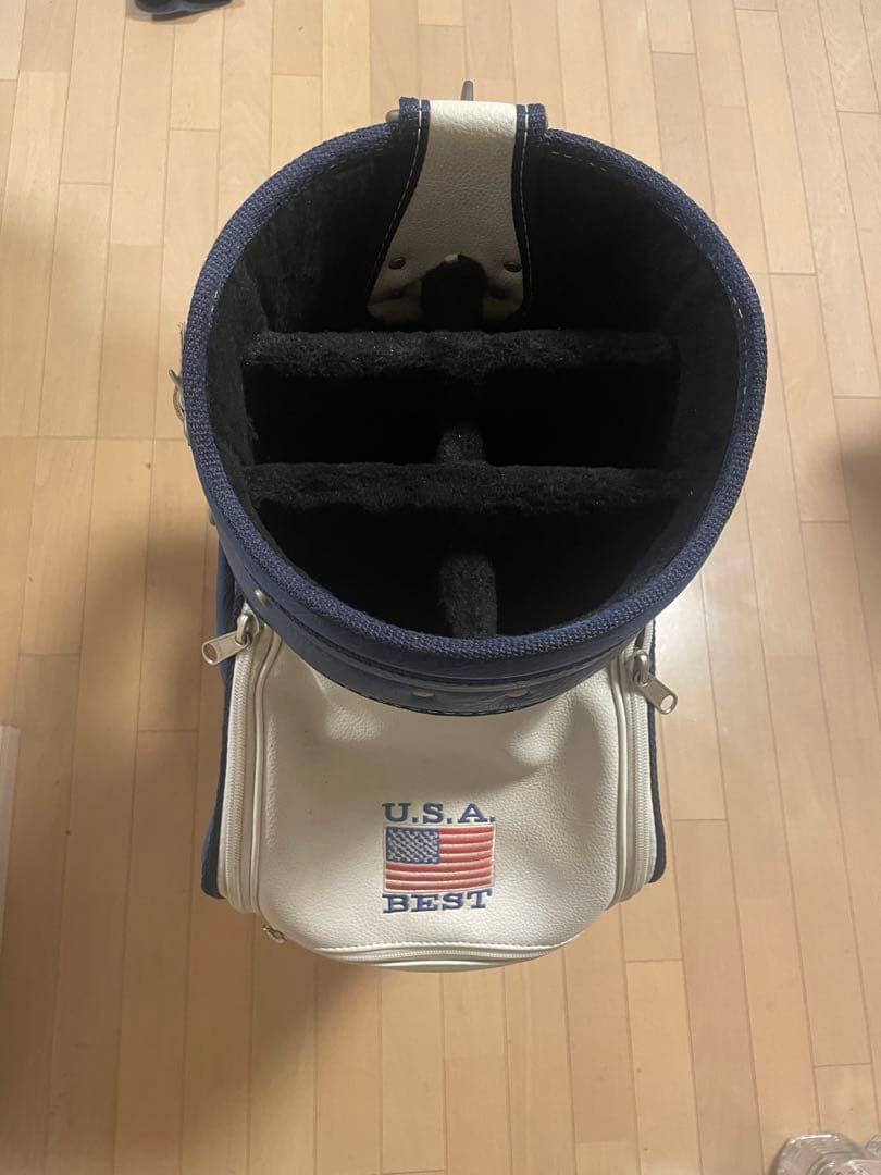 BELDING キャディバッグ 青・白