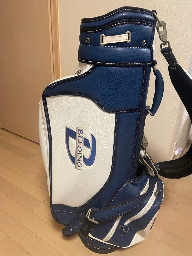 BELDING キャディバッグ 青・白