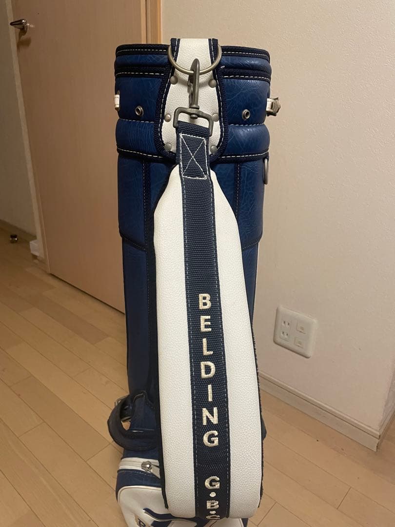 BELDING キャディバッグ 青・白