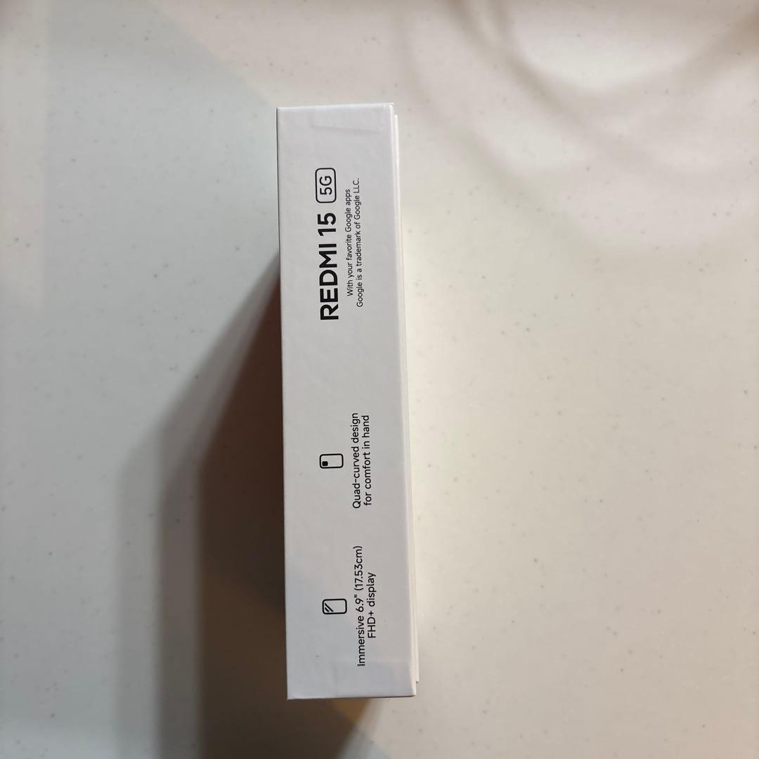 未使用 REDMI 15 5G スマホ リップルグリーン4GB/128GB