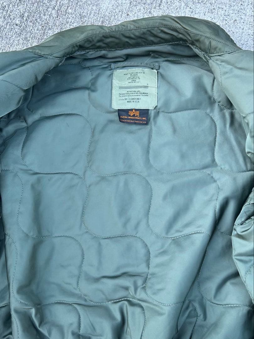 も*も様 90s USA製 アルファ CWU-45P フライトジャケット L オ